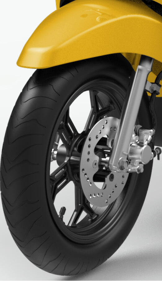 Tốc độ tối đa của Evo200 lên đến 70Km/h